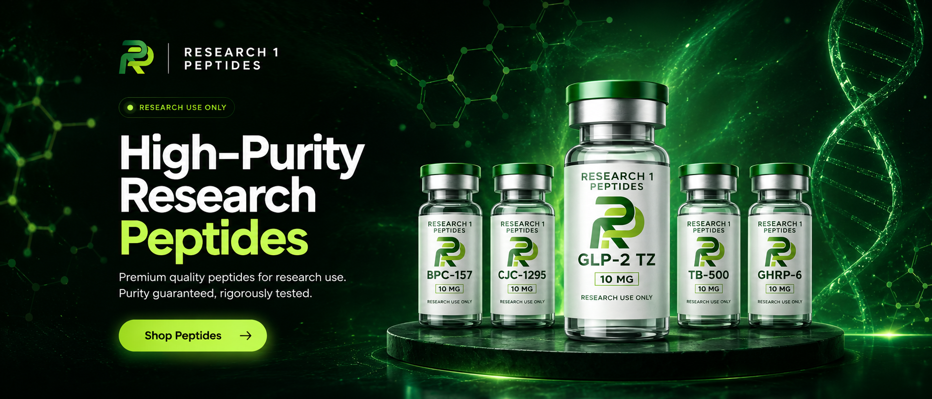 Research 1 Peptides - High-Purity Research Peptides
