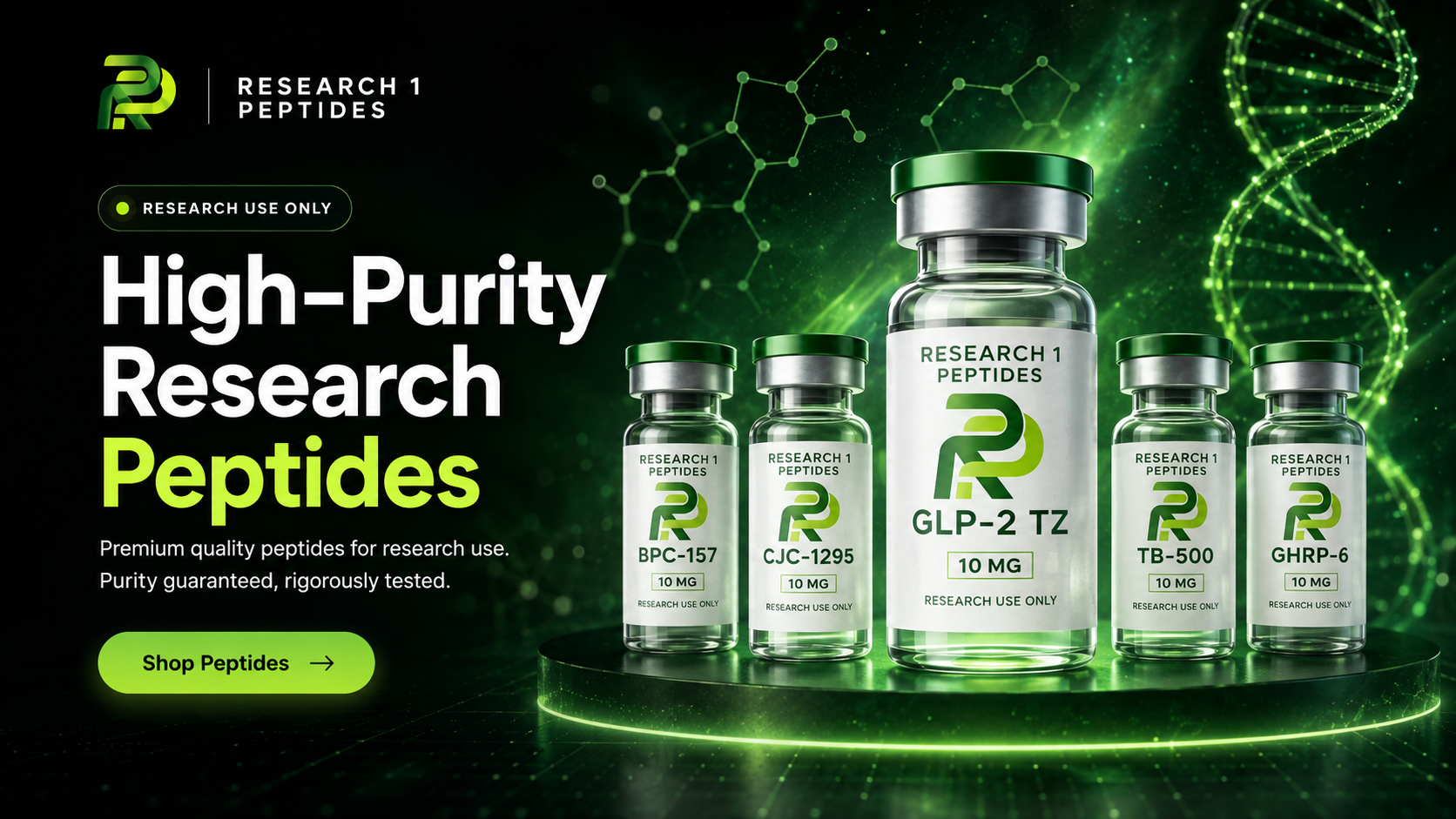 Research 1 Peptides - High-Purity Research Peptides